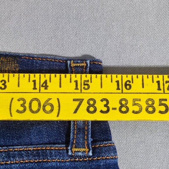 7 for all mankind jeans women's size 30 ink blue Roxanne skinny ankle jeans - Picture 11 of 15